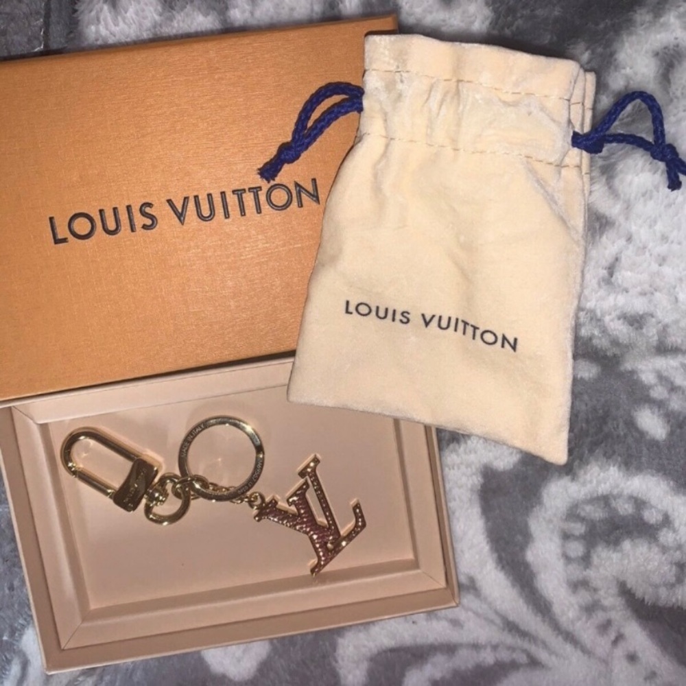 New, never used, authentic LV keychain